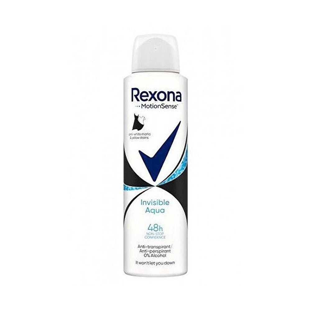 Rexona Antiperspirant Motionsense Invisible Aqua - Spray - 150 ml