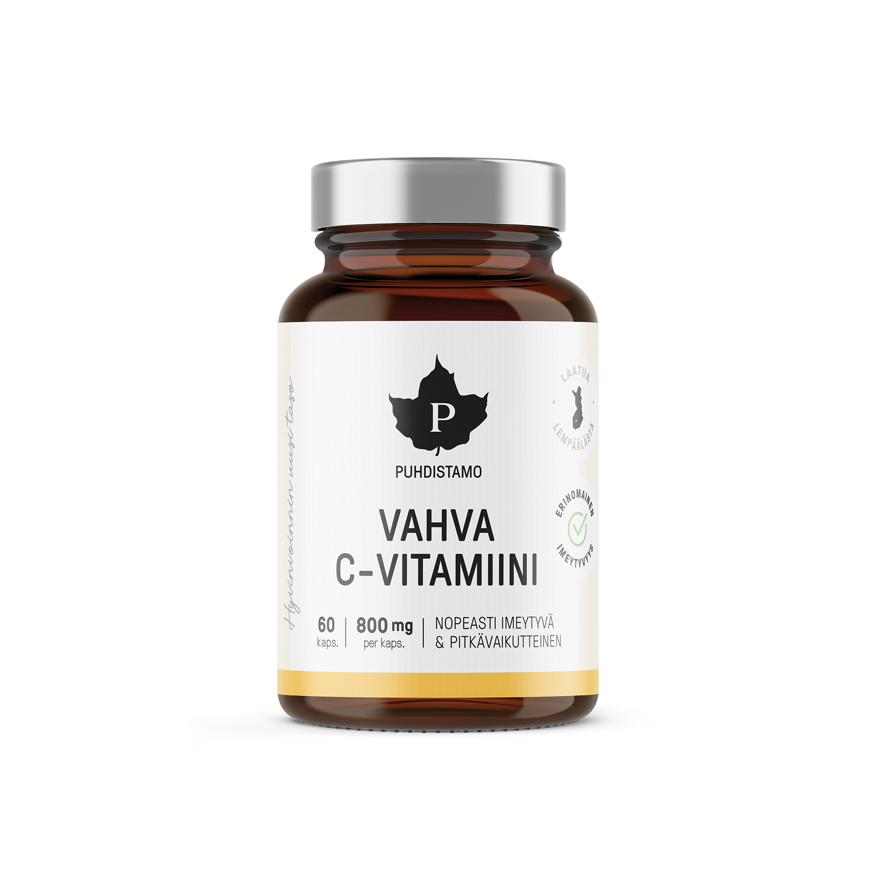 Puhdistamo Vahva C-vitamiini 60 kaps