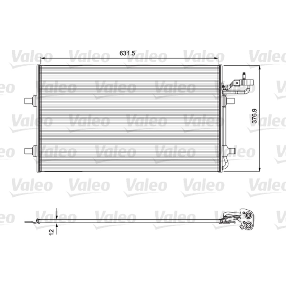 Lauhdutin, ilmastointilaite VALEO 814323
