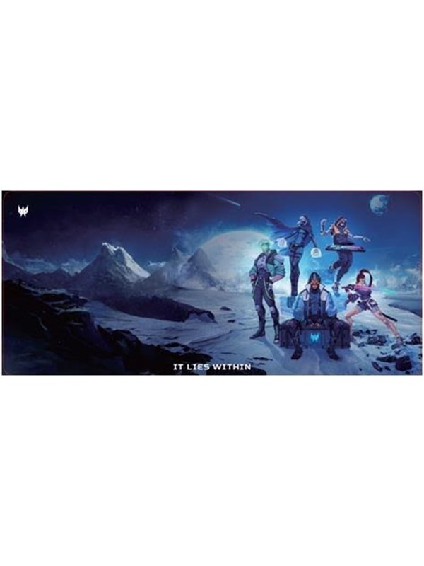 Acer Predator Gaming Mousepad - XXL size PMP470, Monivärinen, Kuva, Polyesteri, Kumi, Liukumaton pohja, Pelihiirimatto