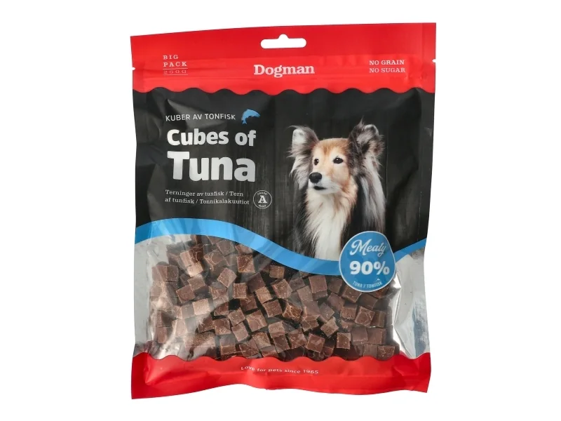 Dogman Meaty Tonnikalakuutiot Koiranherkut 250g