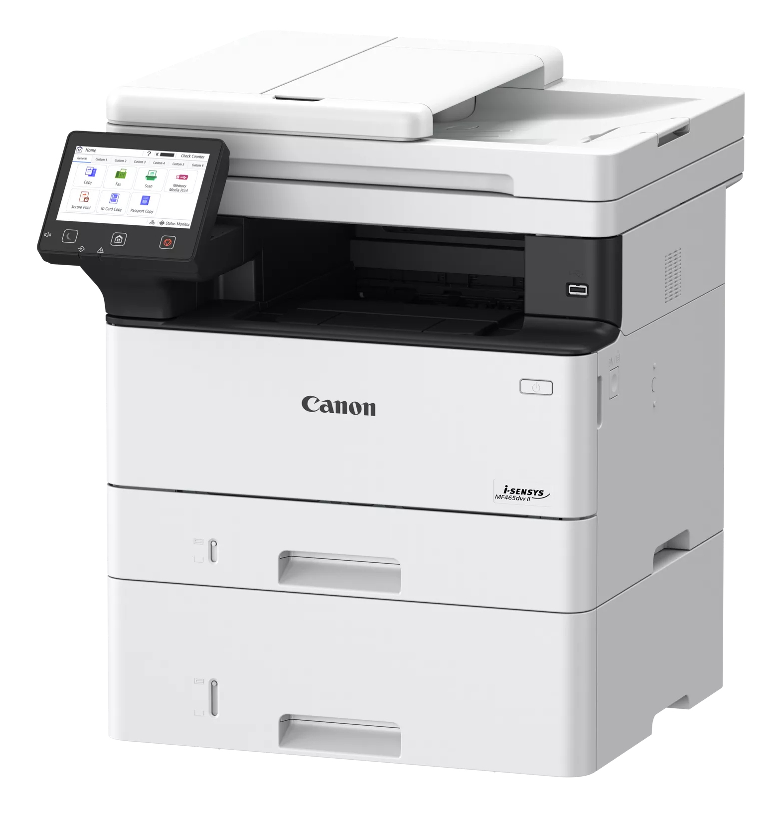 Canon i-SENSYS MF465dw II, Laser, Yksittäistulostus, 1200 x 1200 DPI, A4, Suoratulostus, musta, Valkoinen