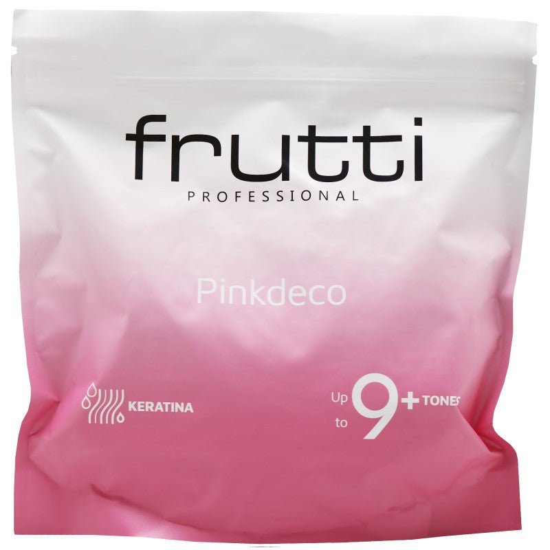 Frutti Platiner Lightener - Vaalennusaine vaalentaa hiuksia jopa 9 sävyä, keratiinilla rikastettu koostumus, 500 g