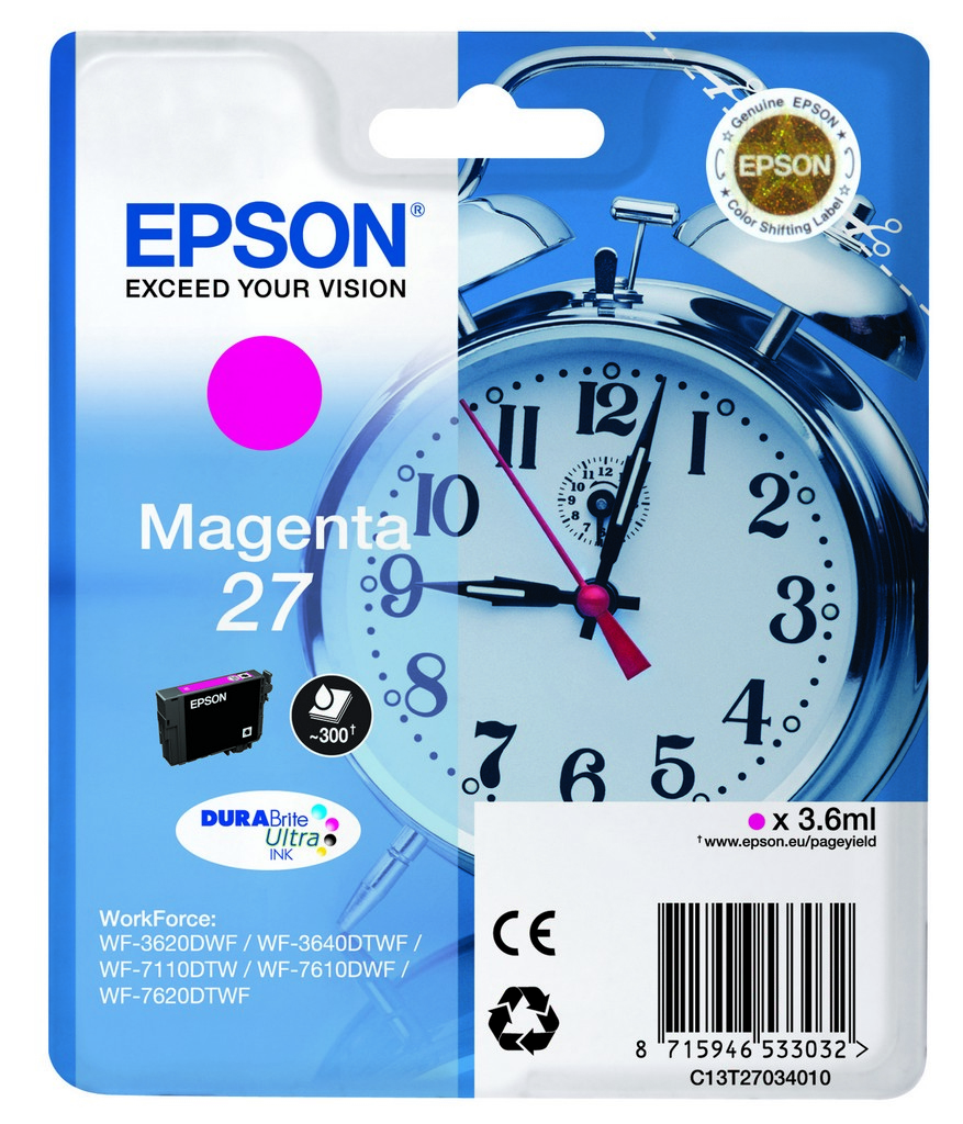 Epson Epson 27 Mustepatruuna Magenta T2703 Vastaa: N/A