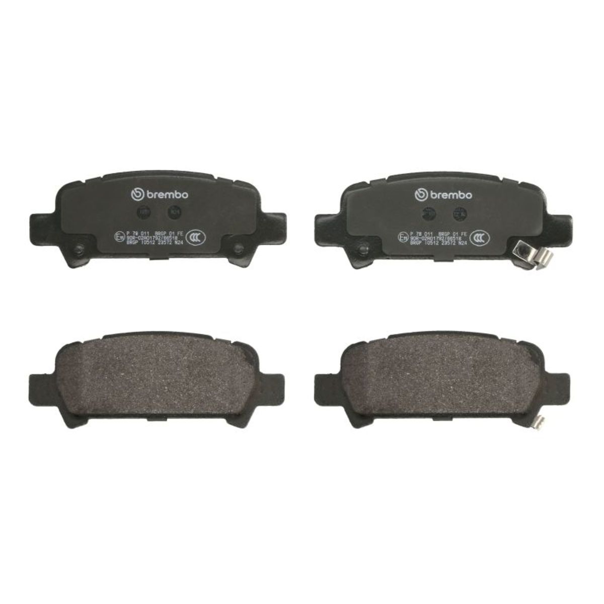 Jarrupalat, levyjarru BREMBO P 78 011