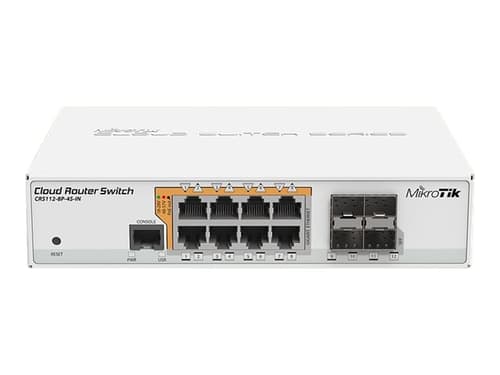 MikroTik Pilvirouter-kytkin CRS112-8P-4S-IN