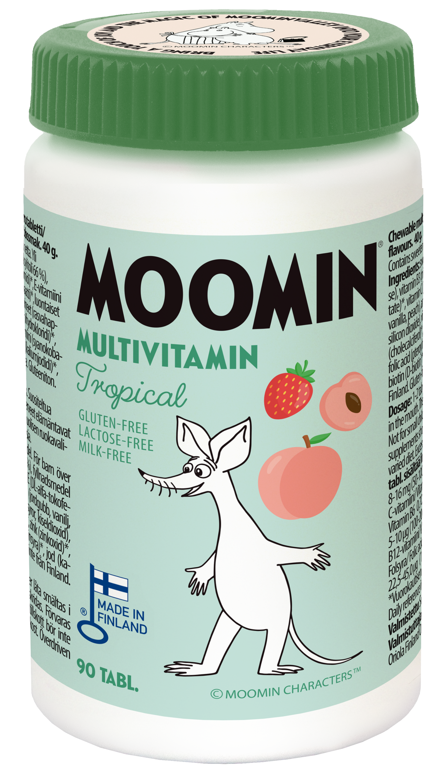 Moomin Multivitamin tropical 90 tablettia