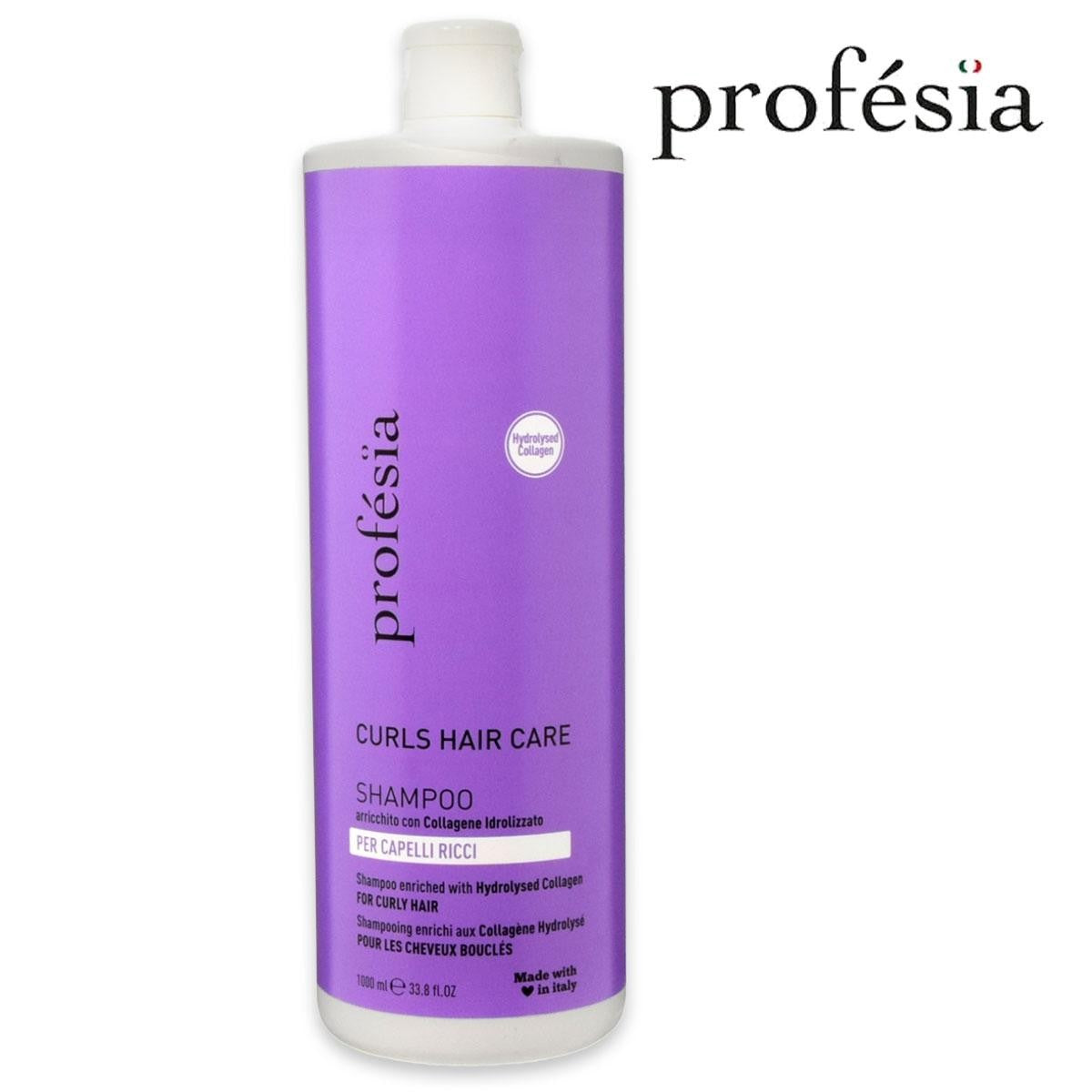 Shampoo kiharoiden hiusten hoitoon Profesia - 1000 ml 4024