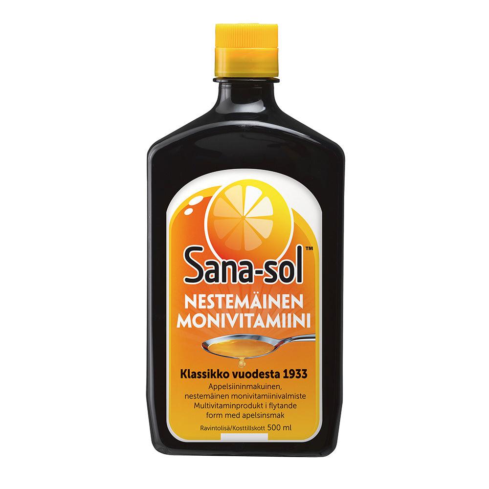 Sana-Sol appelsiininmakuinen monivitamiini 500 ml