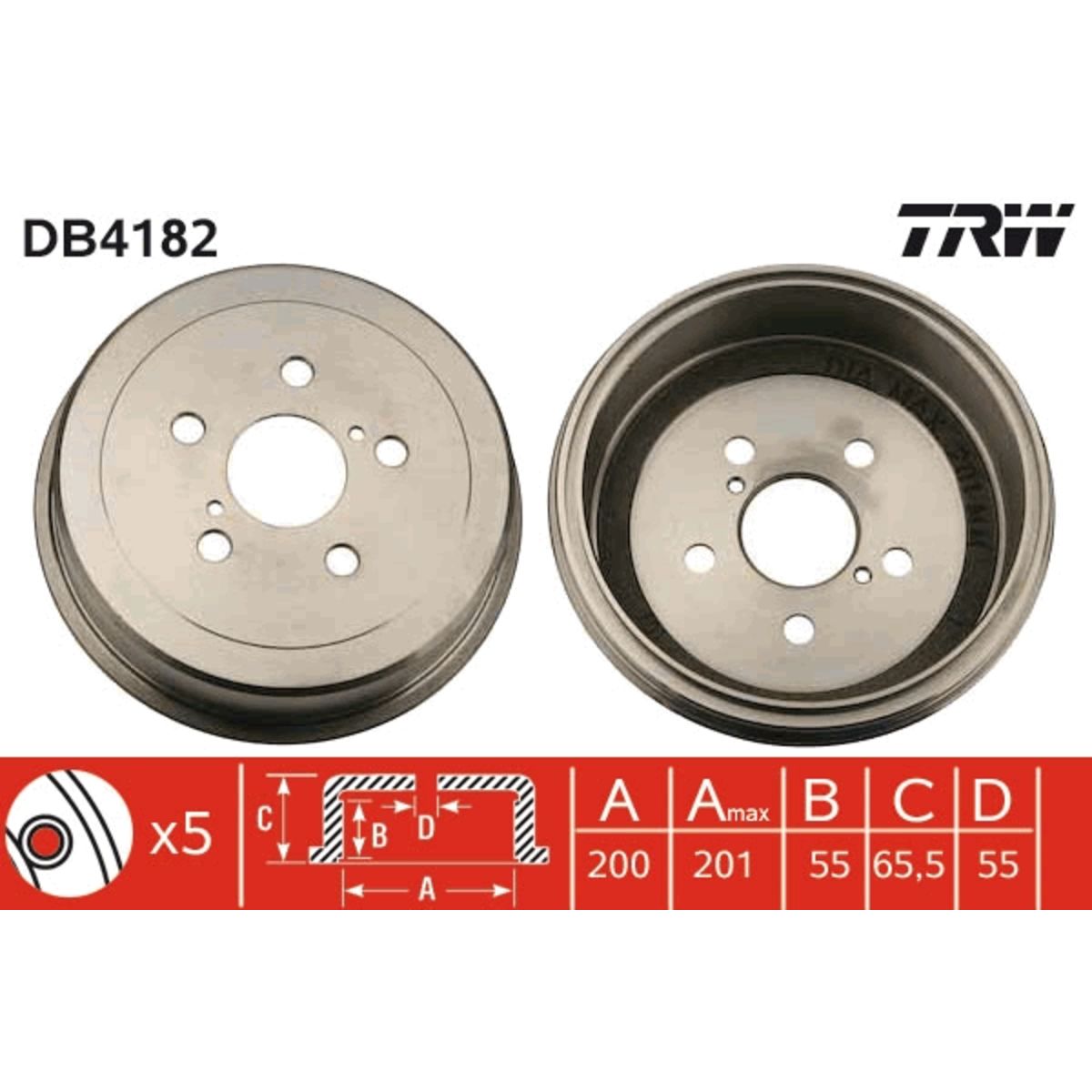 Jarrurumpu TRW DB4182