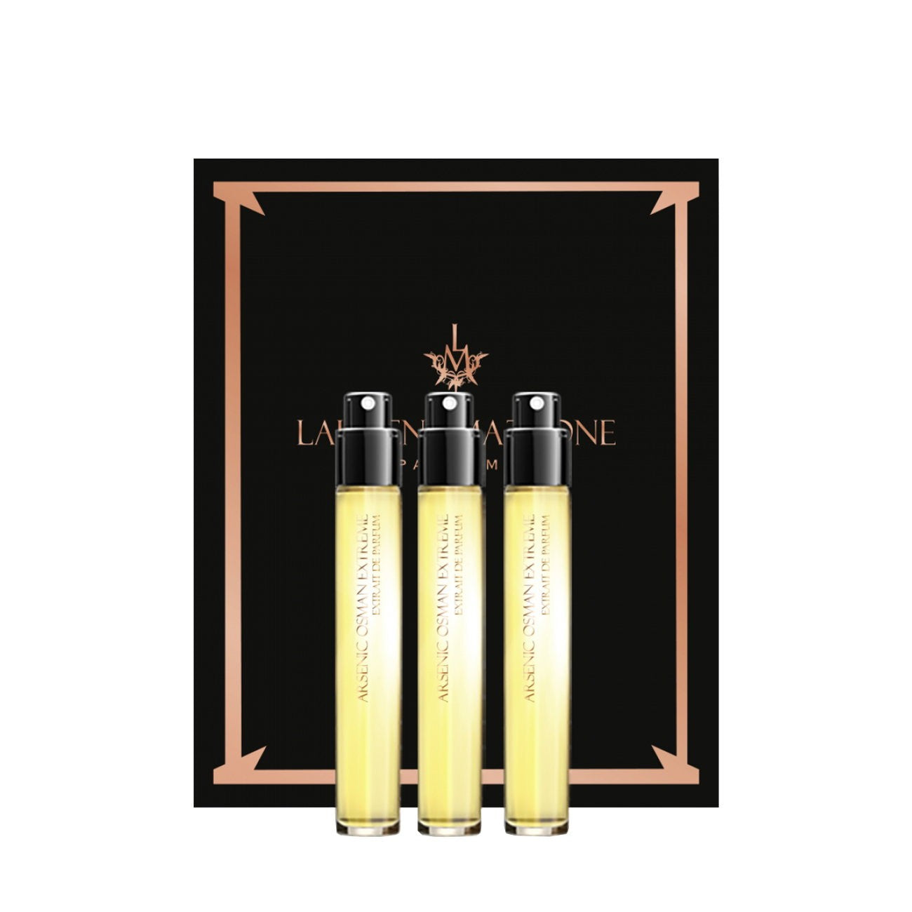 Laurent Mazzone Arsenic Osman Extreme Trio Set Unisex hajuvesiuute 3 kpl 15 ml *Pienoismalli