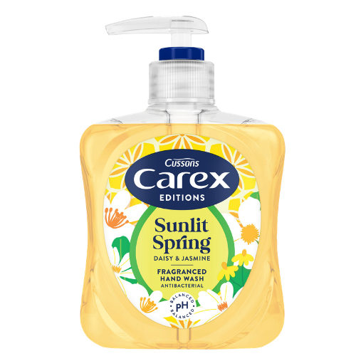 Carex Sunlit Spring Daisy & Jasmine Antibakteerinen Käsisaippua - 250 ml