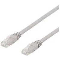 DELTACO U/UTP Cat6a laitekaapeli, LSZH, 3m, harmaa