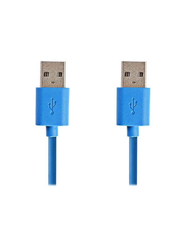 Nedis USB kaapeli | USB 3.2 Gen 1 | USB-A Uros | USB-A Uros | 5 Gbps | Niklattu | 2.00 m | Pyöreä | PVC | Sininen | Kirjekuori
