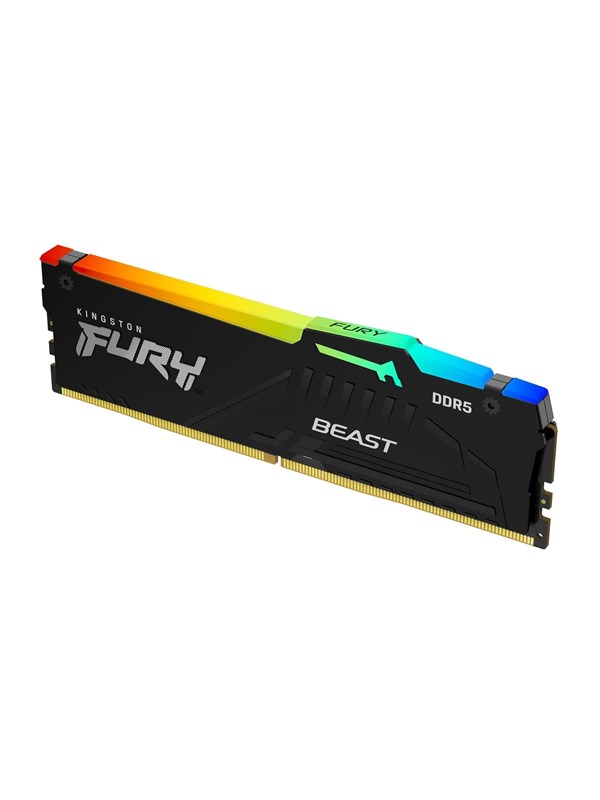 Kingston FURY Beast RGB 32 Gt (1 x 32 Gt) DDR5 5600 MHz, CL40 -muisti (XMP)