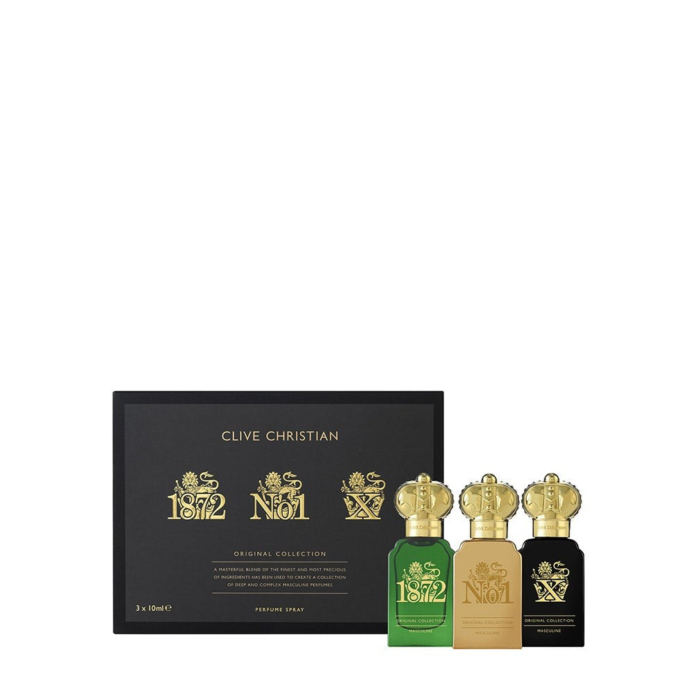 Clive Christian Alkuperäinen Masculine Traveler Set Eau de Parfum miehille 3kpl 10ml