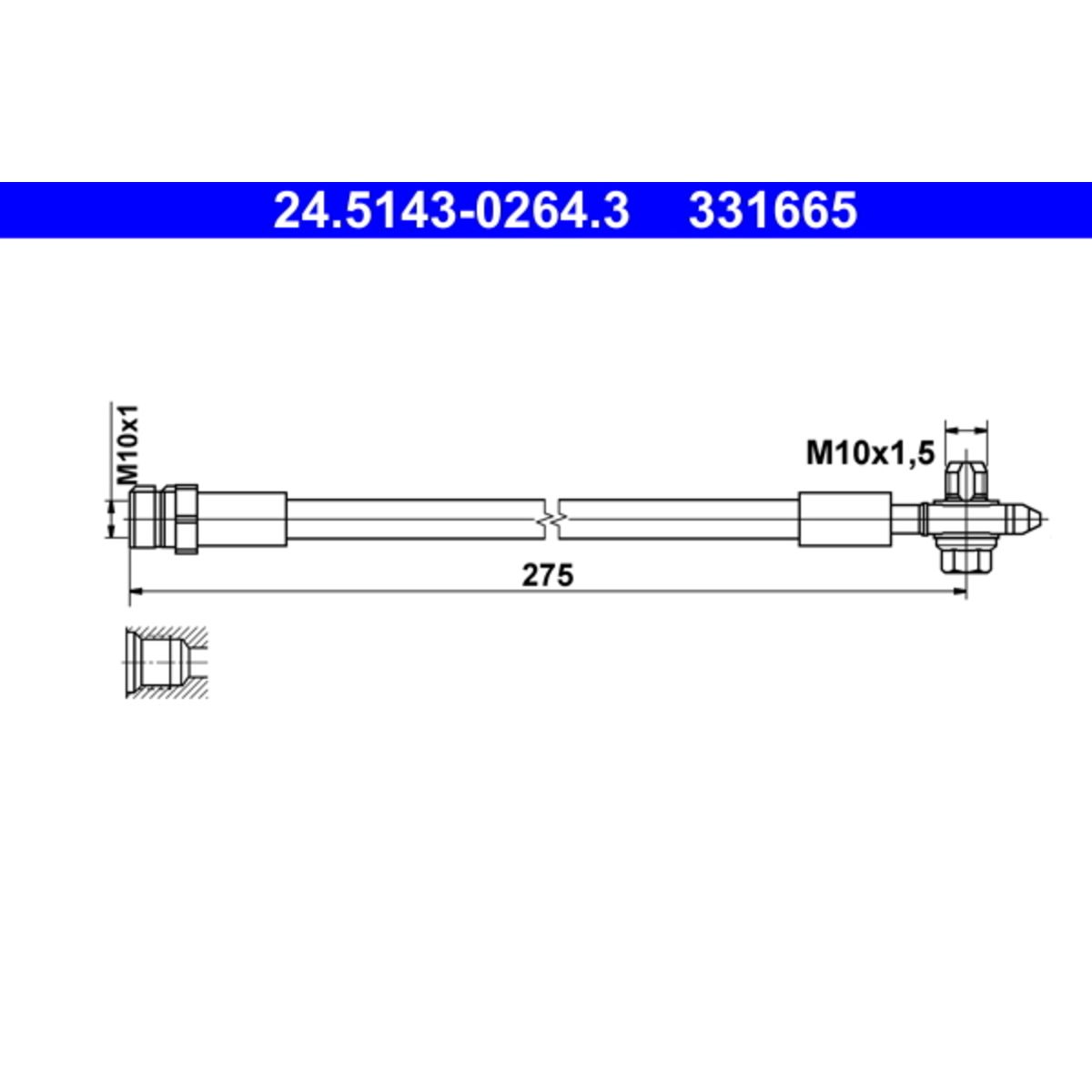 Jarruletku ATE 24.5143-0264.3