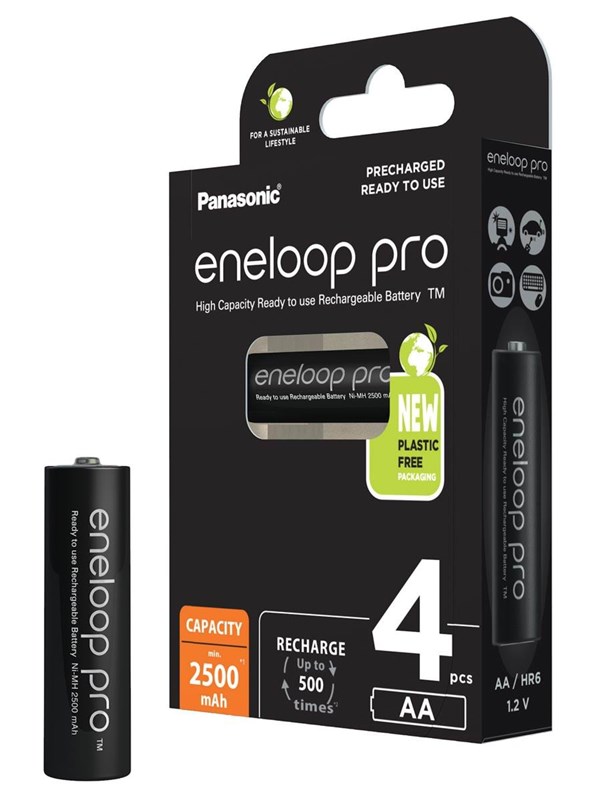 Panasonic Eneloop Pro battery - 4 x AA type - NiMH