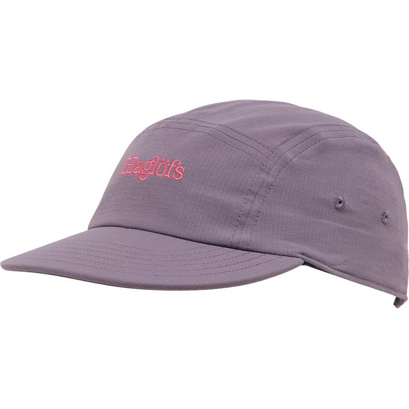 Haglöfs Brand Five Panel Cap Purple Fog - M/L
