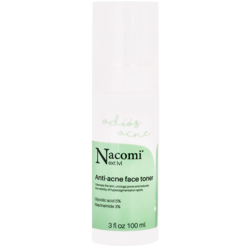 Nacomi Next Level Anti-akne kasvovesi 100 ml