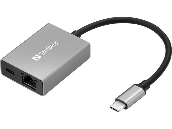 Sandberg USB-C Gigabit Network Adapter (with PD)