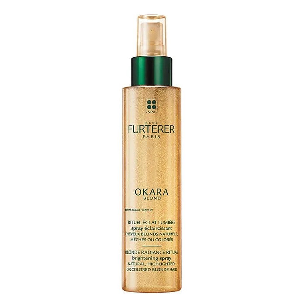 René Furterer Okara Blond Whitening Spray luonnollisille, värjätyille tai värjätyille vaaleille hiuksille 150 ml