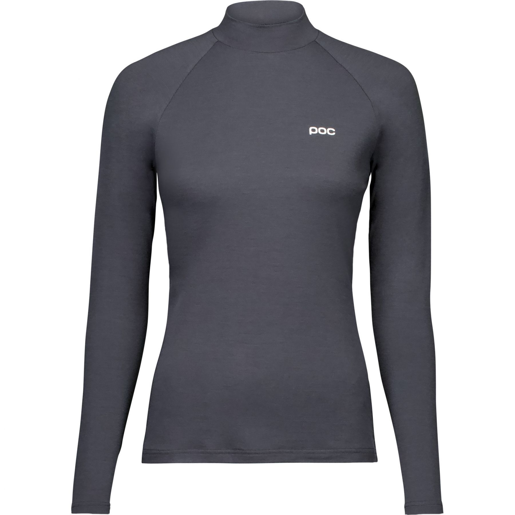 POC W's Layer Merino Mock Neck Jersey Sylvanite Grey - M