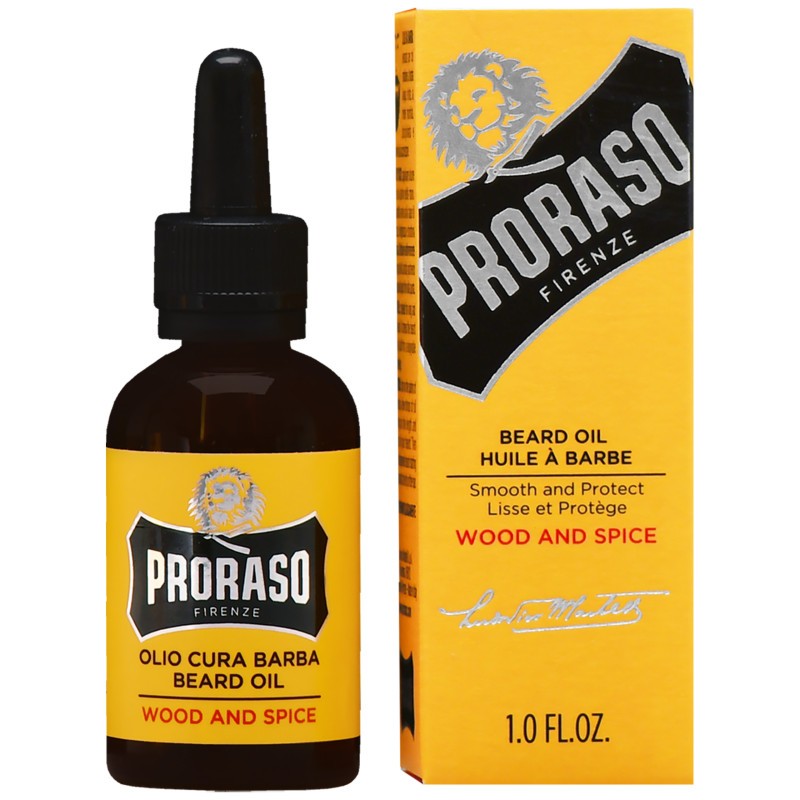 Proraso Wood & Spice partaöljy 30ml