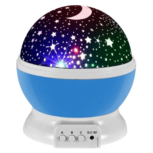 Star Master Sininen 2-in-1 Pyörivä Tähtitaivas Yövalo & Projektori