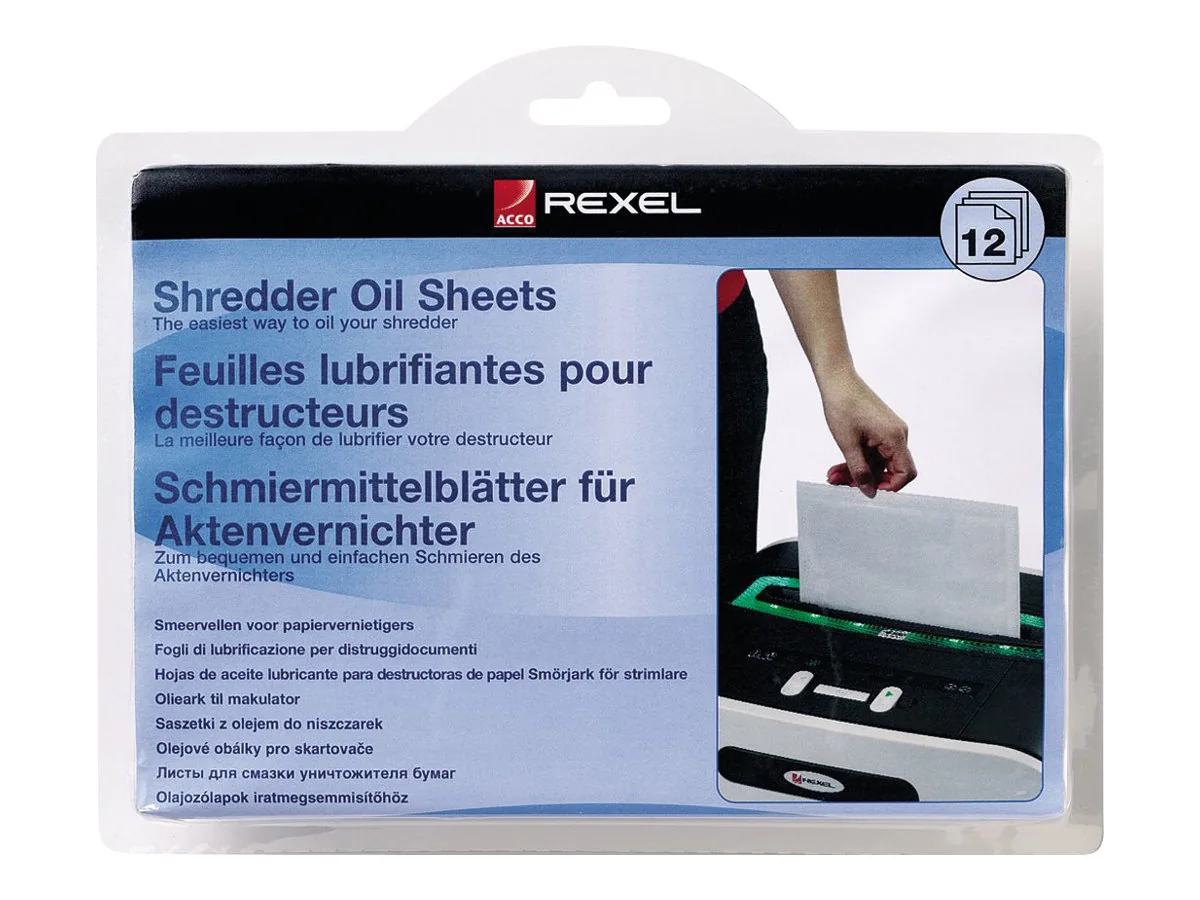 Rexel Öljyarkki 12 Kpl, Silppureille