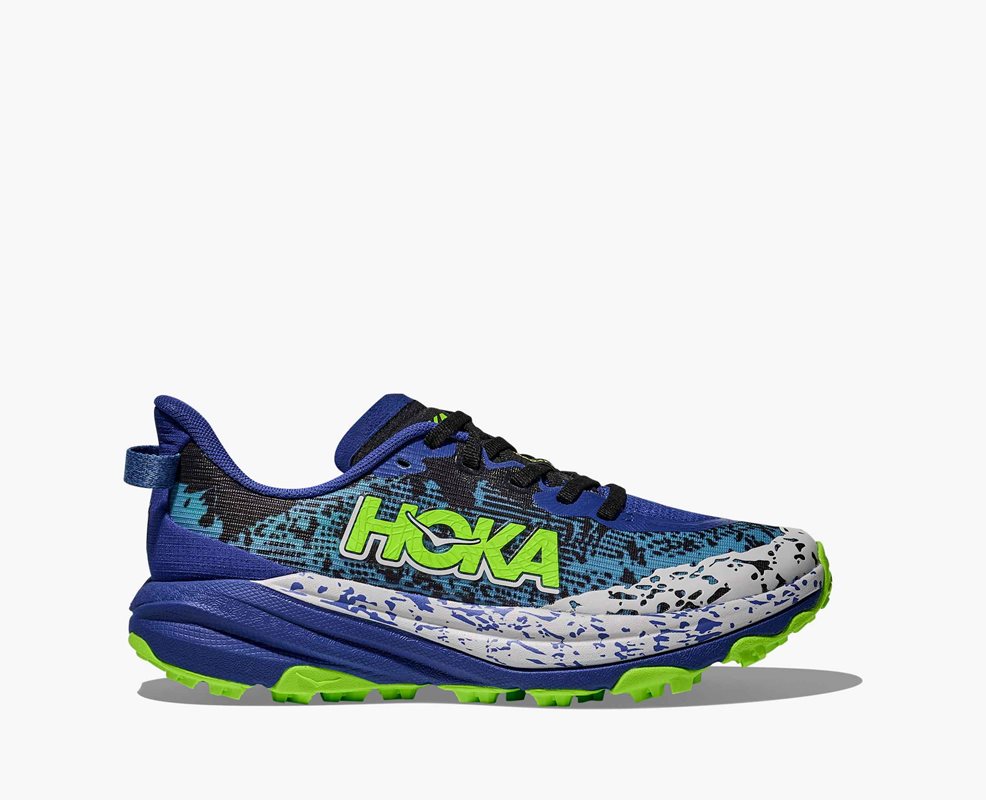 Hoka Y Speedgoat 6 Youth Night Sky / Neon Lime - 36