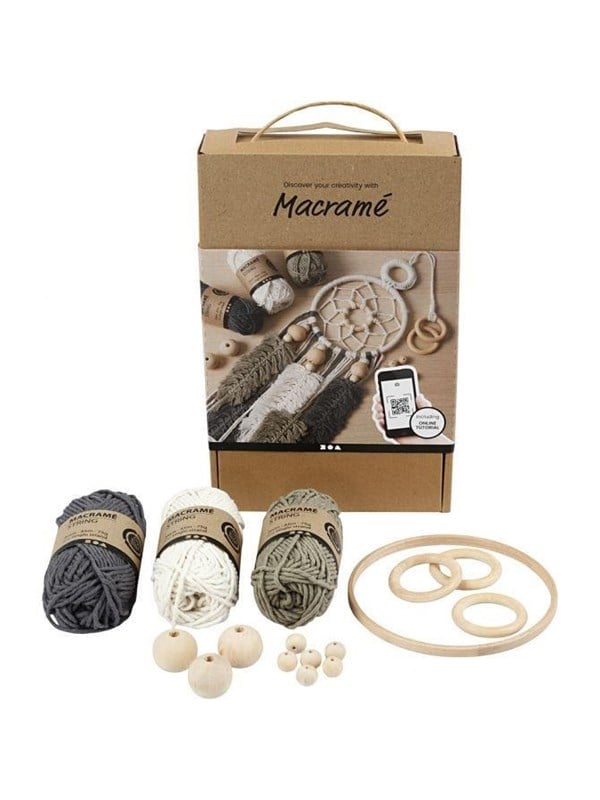 Creativ Company Start DIY kit - Macramé aloituspakkaus
