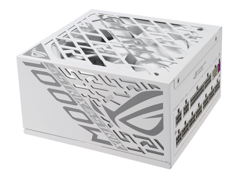 ASUS ROG STRIX Platinum (ROG Equalizer) / Valkoinen - Virtalähde - 1000 Watt - ATX 3.1 - 80 Plus Platina sertifioitu