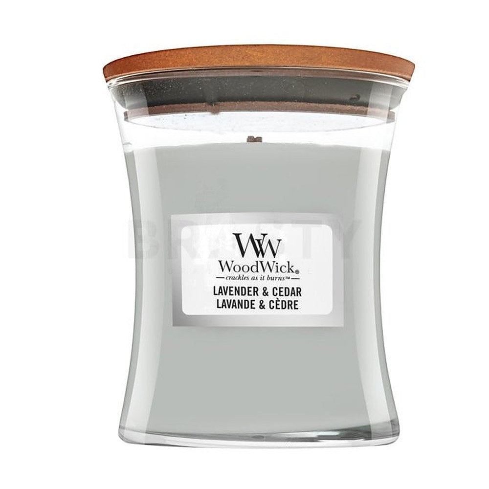 Woodwick Tuoksukynttiläpurkki Laventeli ja setri 85 g