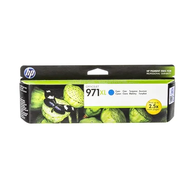 HP 971XL -mustekasetti, 86.5 ml, syaani