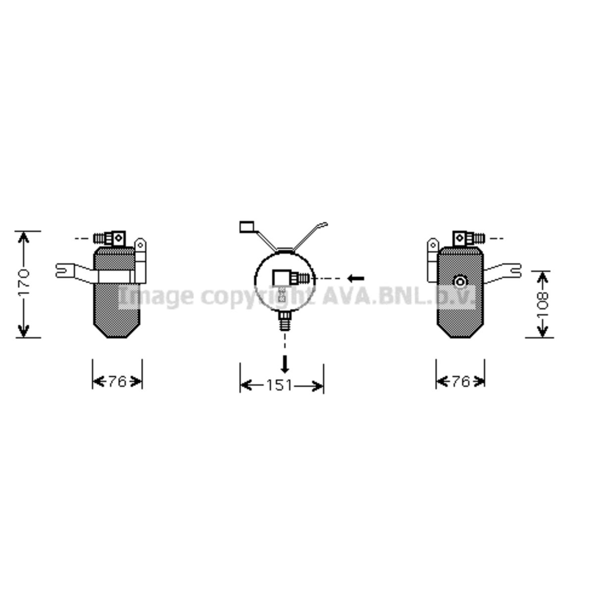 Kuivain, ilmastointilaite AVA COOLING SYSTEMS CND184