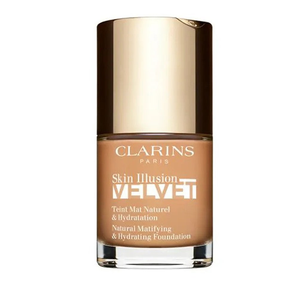 Clarins Skin Illusion Velvet (luonnollinen mattapintainen ja kosteuttava meikkivoide) 30 ml - Sävy: 112C