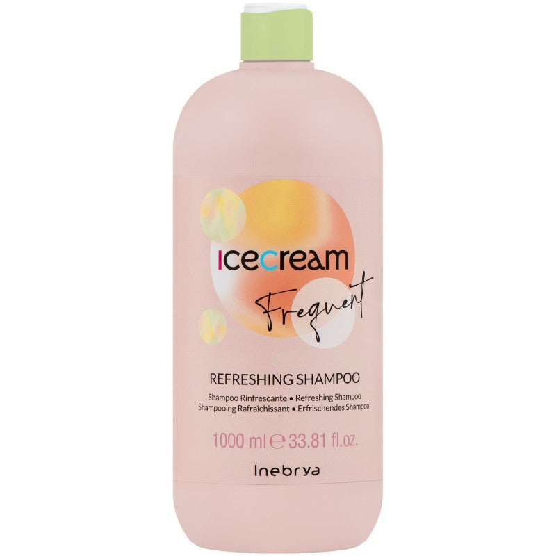 Inebrya Ice Cream Refreshing - usein käytettävä shampoo - 1000ml