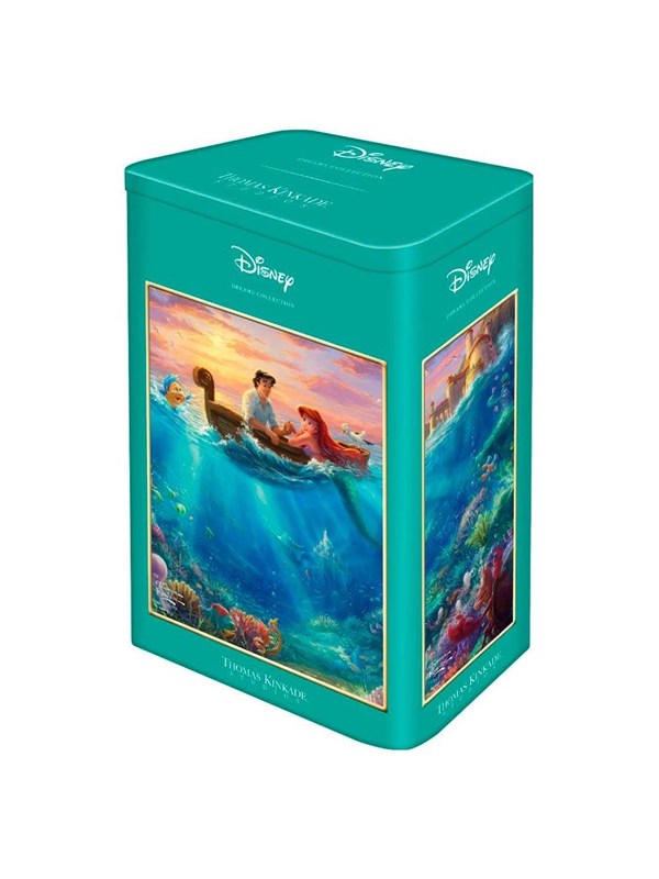 Schmidt Puzzle Tin - Thomas Kinkade: Disney - Arielle (500 Pieces) Lattia
