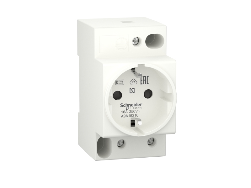 Schneider Electric Acti9 ipc modular DIN Teho socket 16 A 2p + E 250 v ac vde