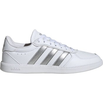 ADIDAS SPORTSWEAR Matalavartiset tennarit 'Breaknet Sleek' hopea / valkoinen