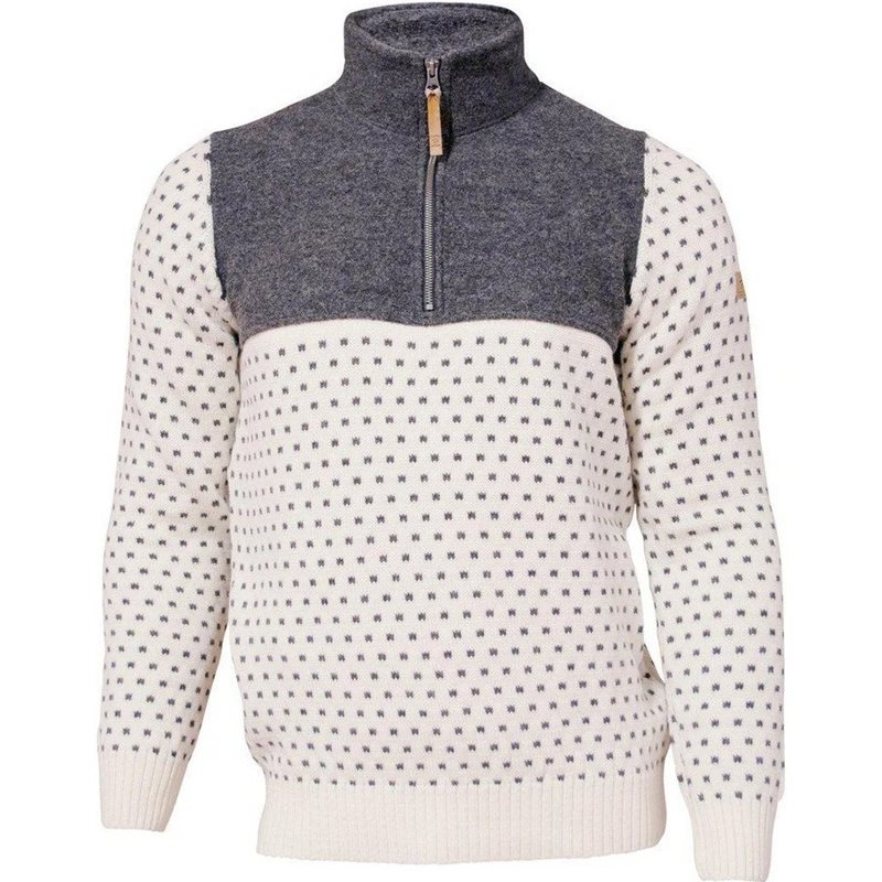 Ivanhoe Sverre Half Zip Off White - XL