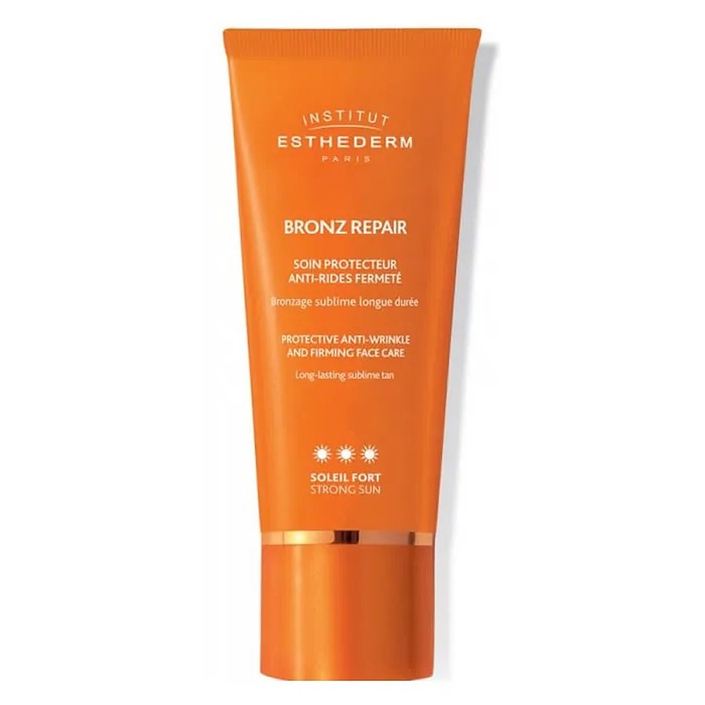 Institut Esthederm Bronz Repair Suojaava Ryppyjä Ehkäisevä Ja Kiinteyttävä Gentle Sun Strong Sun 50ml