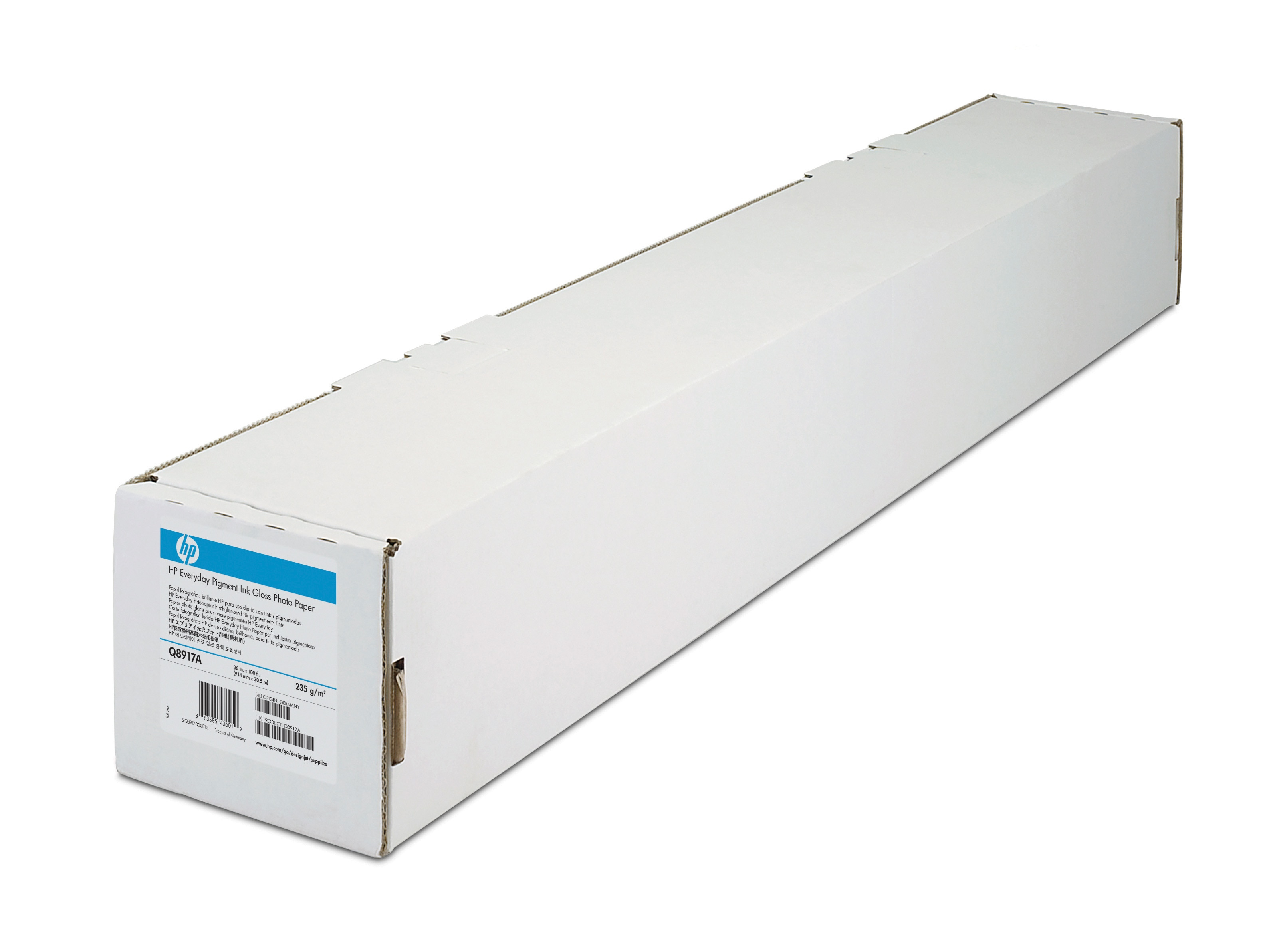 HP Q8922A, 235 g/m², 232 µm, 2 vuosi/vuosia, Satiini (60°) >20 ASTM D-523 -testausmenetelmän mukaan, 96%, 15 - 30 °C
