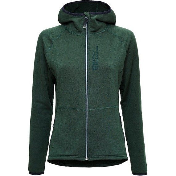 Elevenate Women's Skiers Fleece Hood Wildwood Green - M