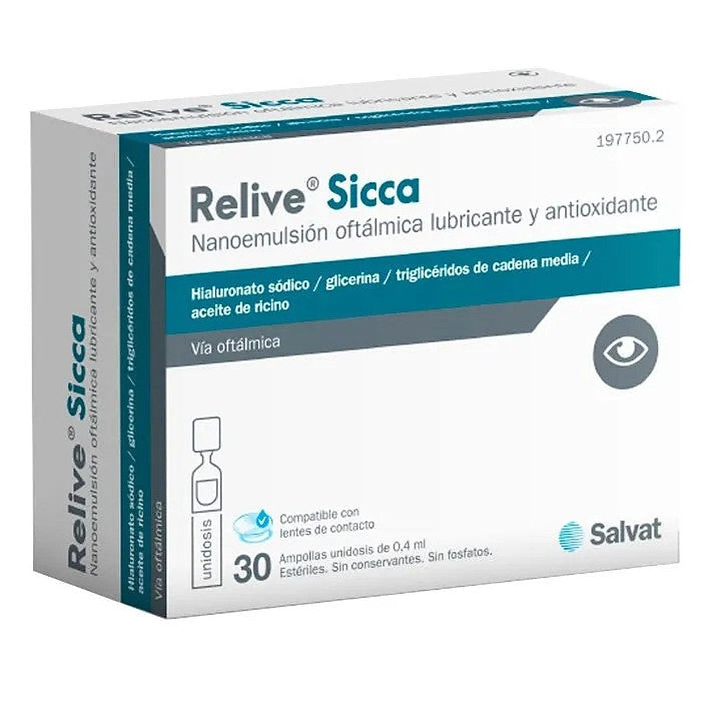 Koe uudelleen Sicca 30 Blister