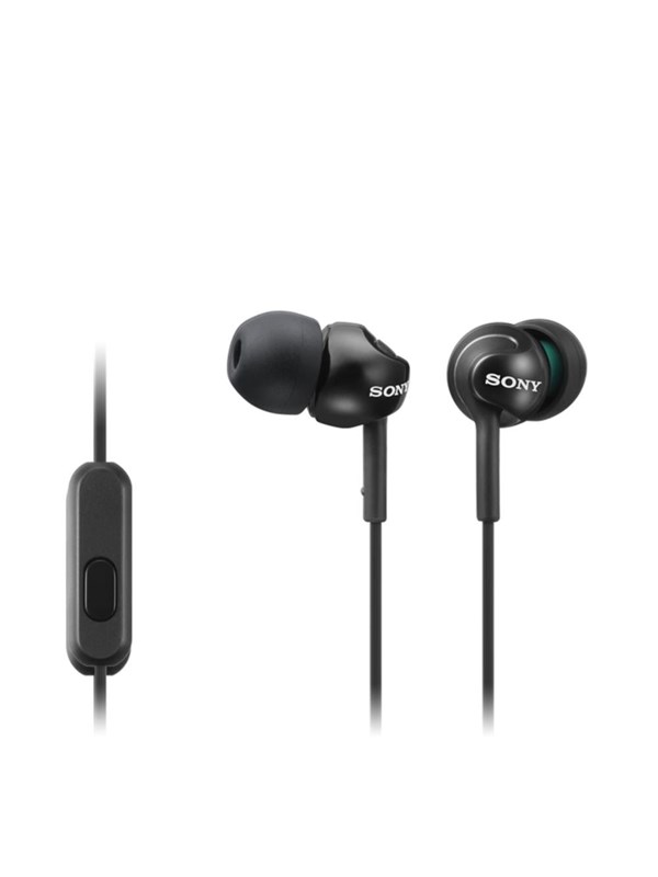 Sony Mdr-ex110ap In-ear Kuulokkeet Mikrofonilla Stereo Musta