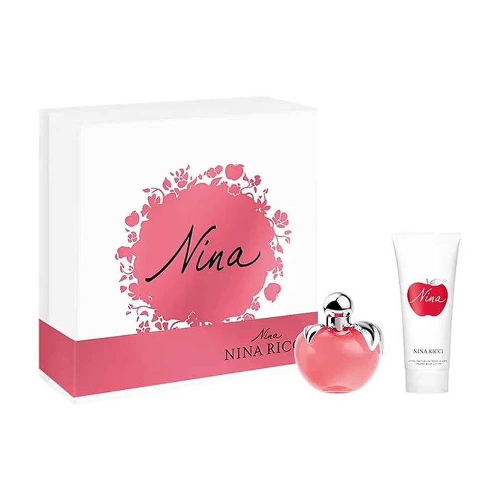 NINA RICCI Nina naisten lahjasetti Eau de Toilette 50 ml + hajustettu vartalomaito 75 ml