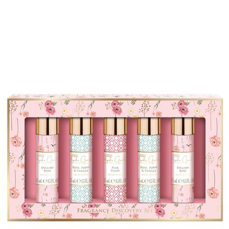 Baylis & Harding Royale Garden Rose, Poppy & Vanilla Fragrance Discovery Set - 5 X 15 ml
