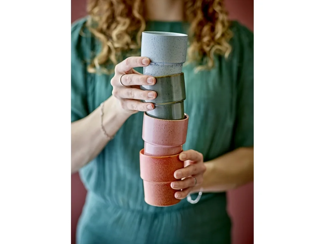 Bloomingville - Ewan Cup (Set of 4) - Stoneware